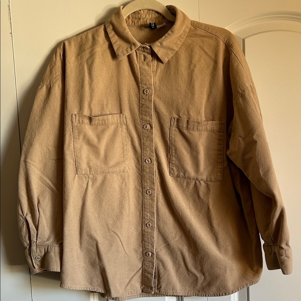 Divided Women’s Corduroy Brown Shirt Jacket size S